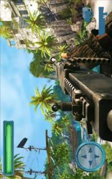 Sniper Shooting 3D: FPS Army Beach Defense Warrior游戏截图1