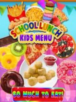 School Lunch Food - Kids Menu Pizza & Ice Cream游戏截图4