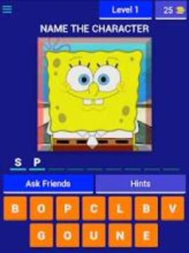 SpongeBob Squarepants - Character Quiz游戏截图5