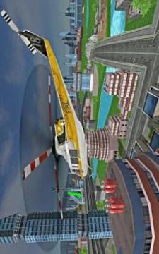 Futuristic Helicopter Rescue Simulator Flying游戏截图1