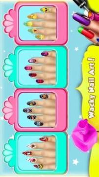 Kitty Nail Salon - Nail Art Design & Coloring Game游戏截图3