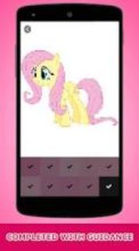 My Pony - Color by Number Pixel Art Game游戏截图3