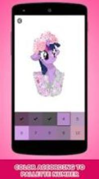 My Pony - Color by Number Pixel Art Game游戏截图2