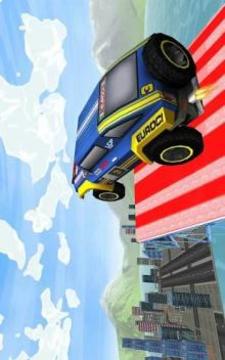 Extreme Mega Ramp GT Stunt: City Rooftop Rally Car游戏截图3