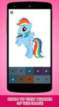 My Pony - Color by Number Pixel Art Game游戏截图5