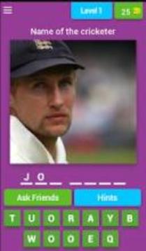 Guess the Cricketers Name Quiz游戏截图5