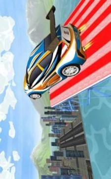 Extreme Mega Ramp GT Stunt: City Rooftop Rally Car游戏截图2