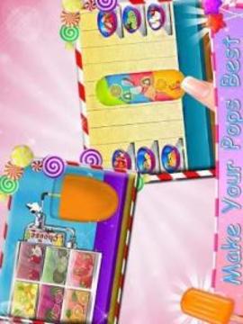 Juicy Ice Candy Maker - Tasty Popsicles游戏截图2