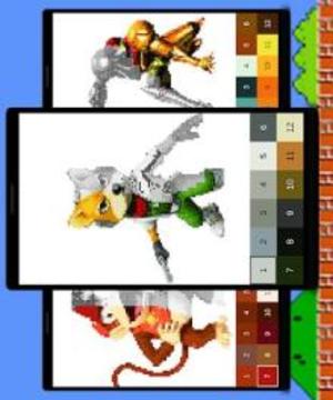 Color by Number: Gaming Pixel Art游戏截图2