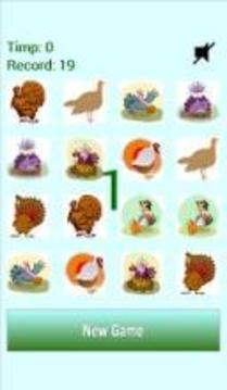 Thanksgiving Memory Game游戏截图3