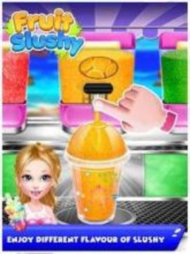 Ice Fruit Slushy Maker - Food Maker - Ice Drink游戏截图1