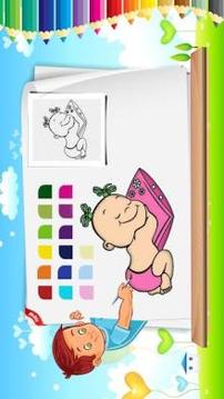 My tiny coloring book - Little kids Colouring book游戏截图2