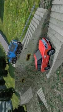 Real Offroad Rover Stunts : Dragon Road 999 Stairs游戏截图3