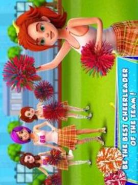 Rich Cheerleader Girl Fashion Makeover Game游戏截图4