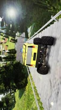 Real Offroad Rover Stunts : Dragon Road 999 Stairs游戏截图1