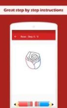 How To Draw a Rose Step by Step游戏截图4