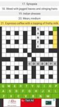 Classic Crosswords Puzzle Game游戏截图2