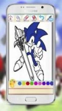 Coloring Book for Sonic Pages Hedgehog游戏截图5