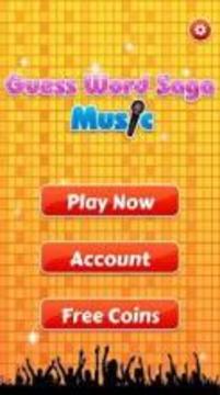 Guess Word Saga Music - Guess the song game游戏截图1