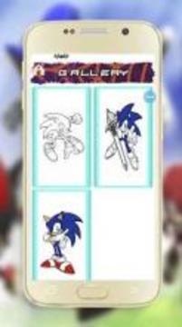 Coloring Book for Sonic Pages Hedgehog游戏截图4