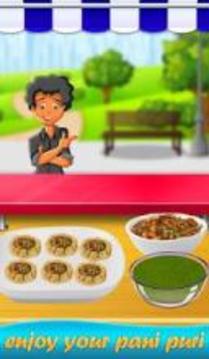 Panipuri India Food Cooking ! Golgappa Recipe游戏截图1