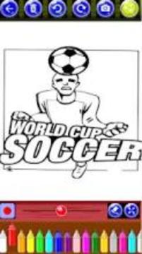 World Cup Soccer Coloring 2018游戏截图2