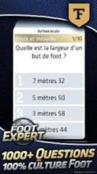 Foot Expert, le Quiz TéléFoot 100% Foot游戏截图3