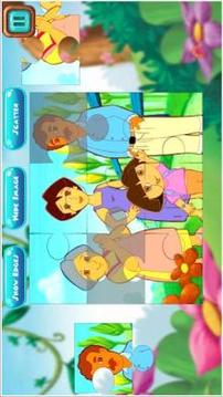 Jigsaw Dora Girls Kids游戏截图2