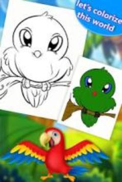 Birds Coloring Book 2018! Free Paint Game游戏截图4