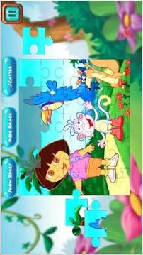 Jigsaw Dora Girls Kids游戏截图1