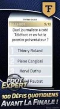 Foot Expert, le Quiz TéléFoot 100% Foot游戏截图1