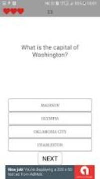 State Capitals Quiz US游戏截图1