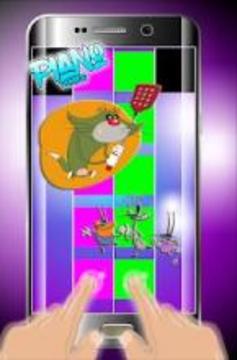 Oggy and The Cockroaches Piano Tiles游戏截图1