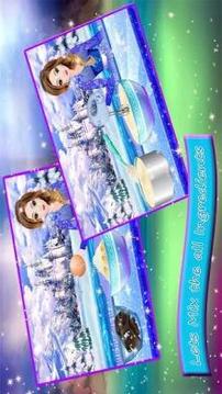 Ice Princess Castle Cake Maker游戏截图3