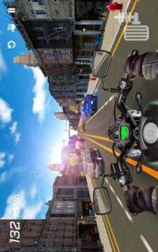 Moto Race : Highway Race Traffic Riding Simulator游戏截图1