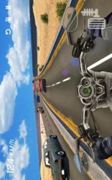 Moto Race : Highway Race Traffic Riding Simulator游戏截图4