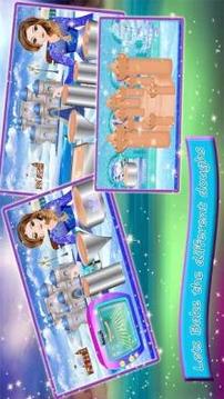 Ice Princess Castle Cake Maker游戏截图2