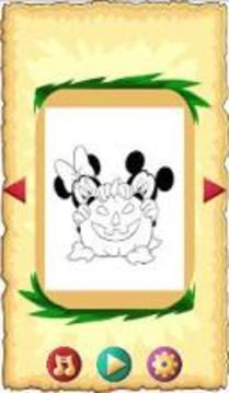 Coloring Book for mickey mouse游戏截图1