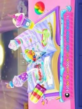 Rainbow Unicorn Secret Cook Book: Food Maker Games游戏截图3