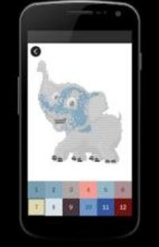 Color by Numbers: Cute Comic Cartoon Pixel Art游戏截图1