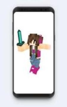 Julia Minegirl Skin For MCPE游戏截图1