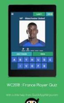 World Cup 2018 : France Player Quiz游戏截图2