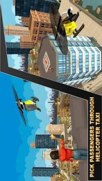 Helicopter Taxi Driving Simulator 2018游戏截图1