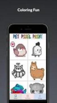 Pet Pixel Paint - Color by Numbers游戏截图5