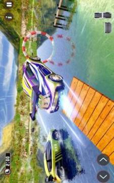 Floating Water Car Driving Simulator: Beach Racing游戏截图4