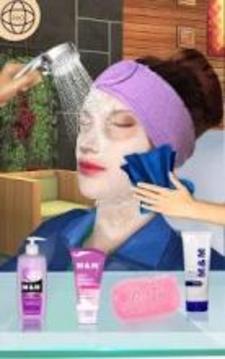 Face makeup & beauty spa salon makeover games 3D游戏截图4