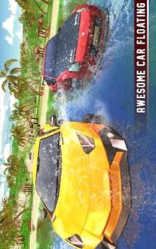 Floating Water Car Driving Simulator: Beach Racing游戏截图5