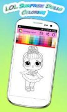 Lol Surprise Coloring Dolls Pages游戏截图2