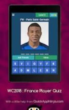 World Cup 2018 : France Player Quiz游戏截图1