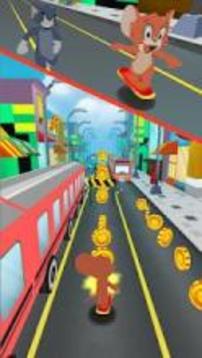 Subway Jerry Runner rush tom游戏截图3